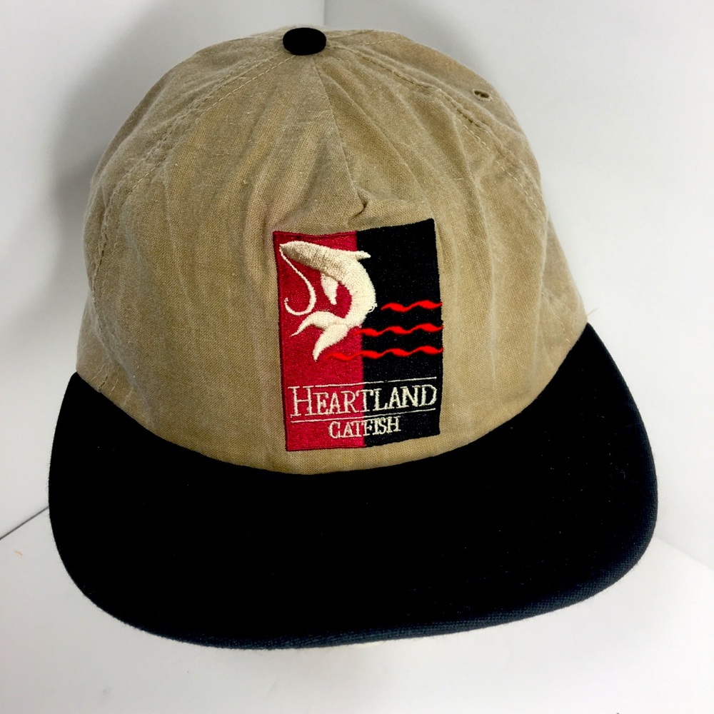 Vintage HeartLand Catfish Snap Back Hat